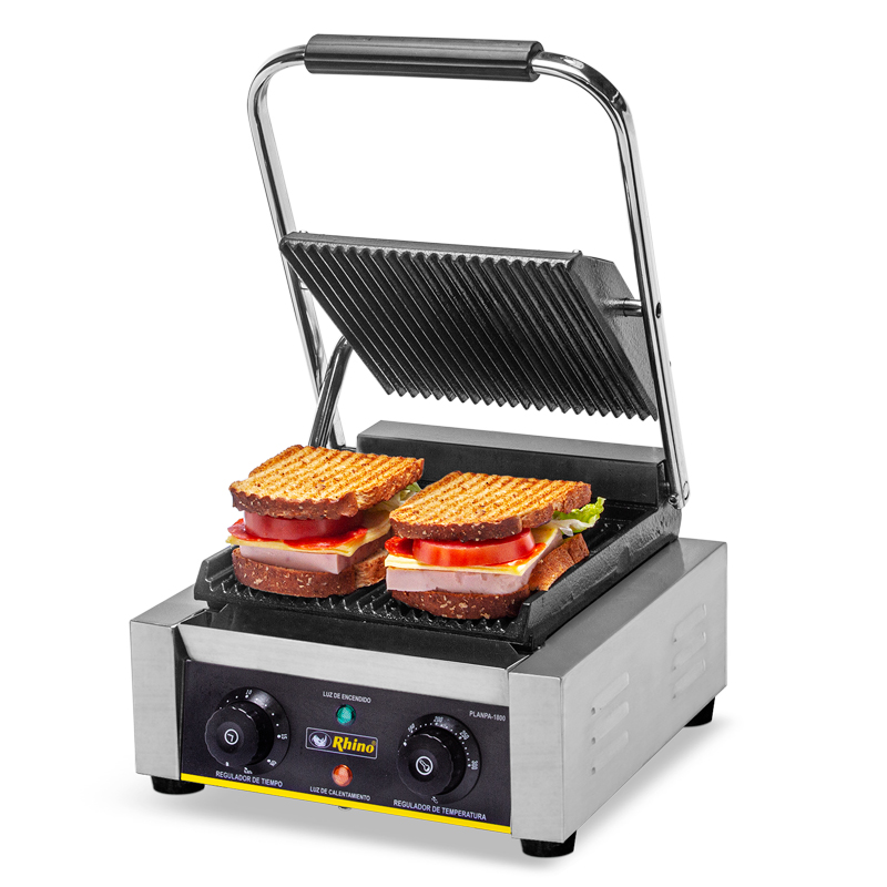 Plancha Panini Rhino 1,800W