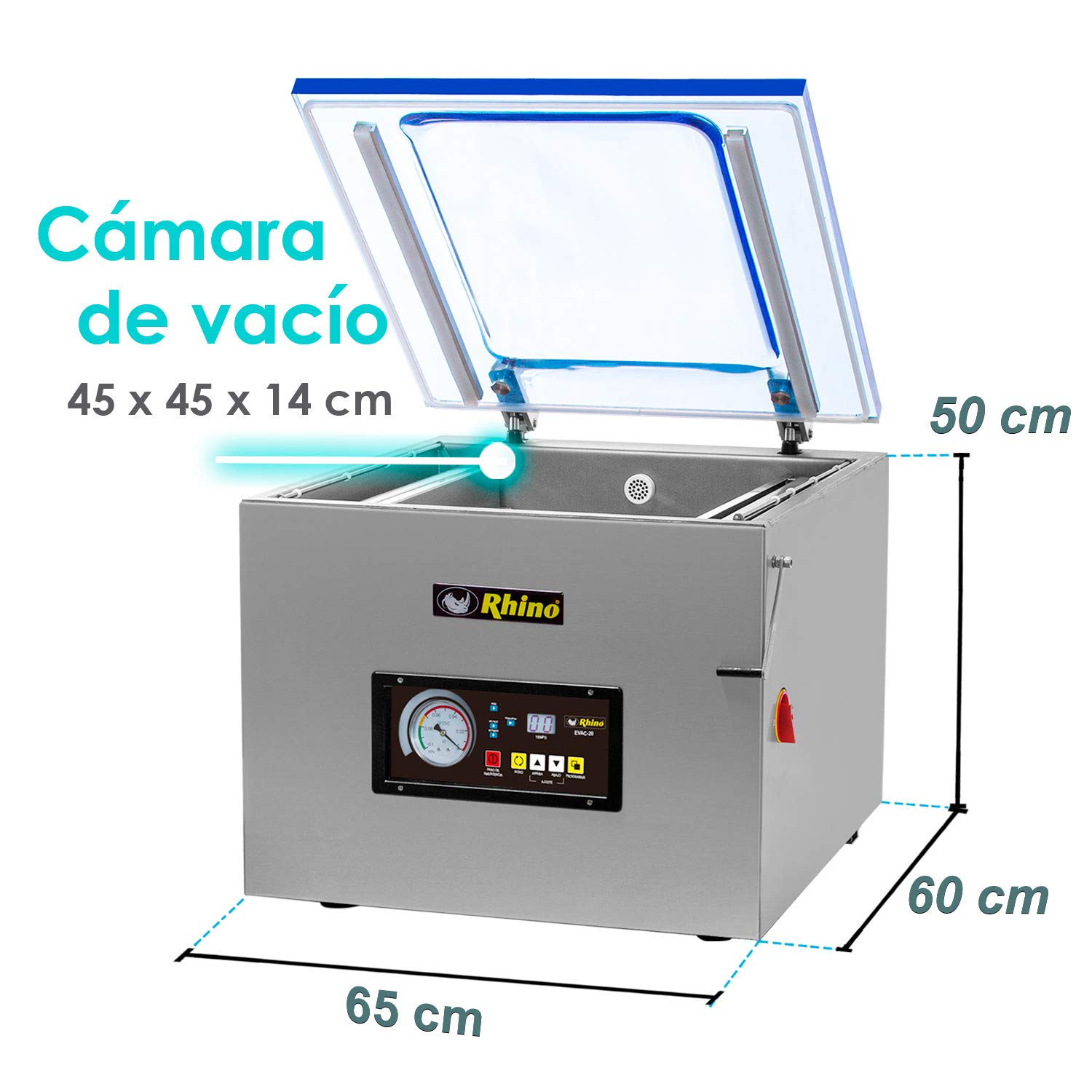 EMPACADORA AL VACIO RHINO EVAC 20