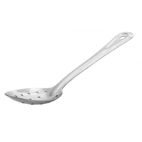 CUCHARA PARA COCINAR ACERO INOX 11" PERFORADA