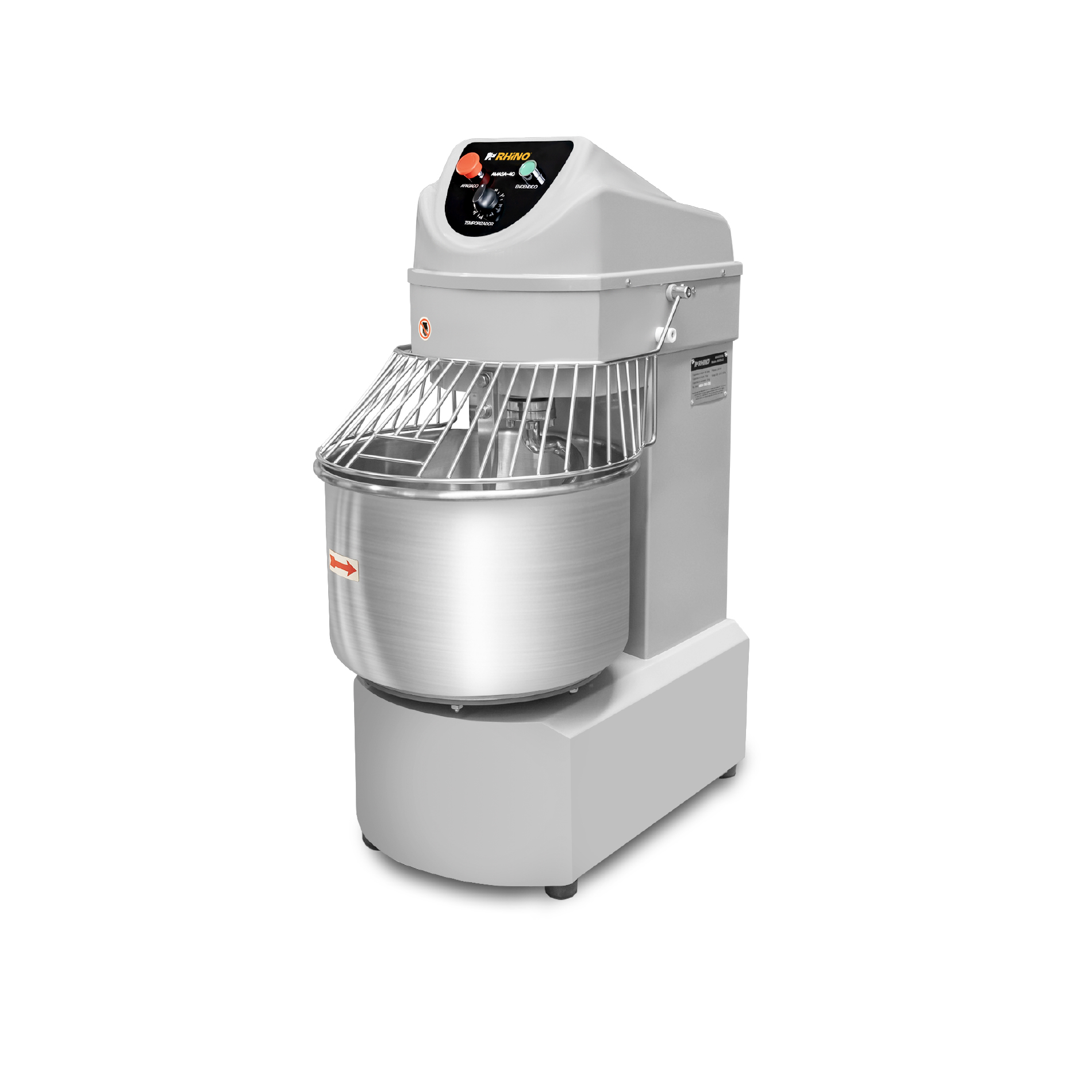 AMASADORA COMERCIAL MARCA RHINO 40 LT, 24 KG  MOD. AMASA 40