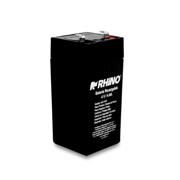 BATERIA RHINO RECARGABLE 4Vcc/4Ah