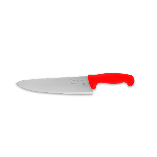 CUCHILLO CHEF 10" MANGO ROJO