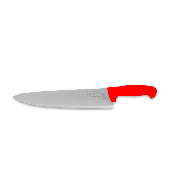 CUCHILLO CHEF 12" MANGO ROJO
