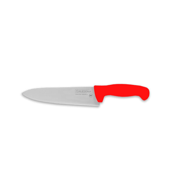 CUCHILLO CHEF 8" MANGO ROJO