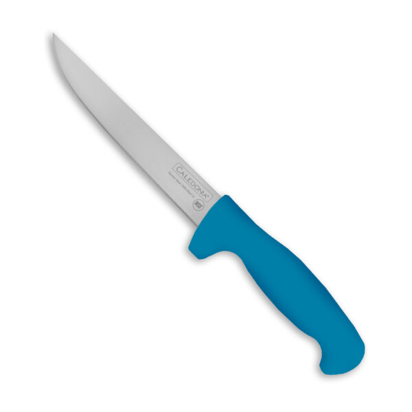 CUCHILLO DESHUESADOR RECTO 6" MANGO AZUL