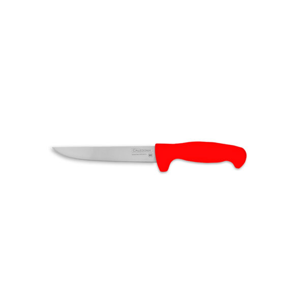 CUCHILLO DESHUESADOR RECTO 8" MANGO ROJO