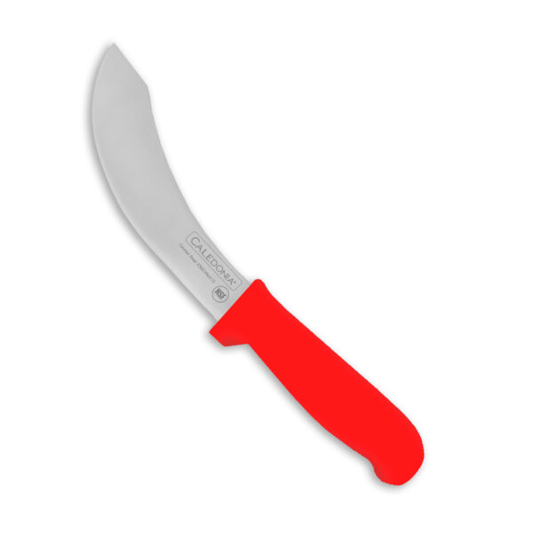 CUCHILLO DESLONJADOR 6" MANGO ROJO