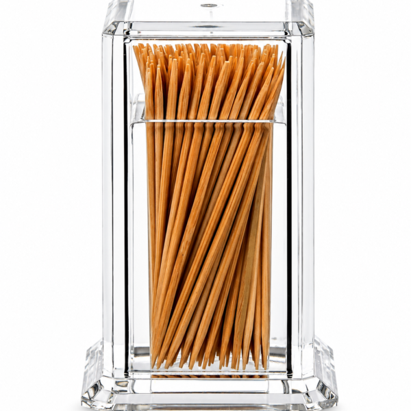 DISPENSADOR DE PALILLOS ACRILICO 5x8cm,PS,51g
