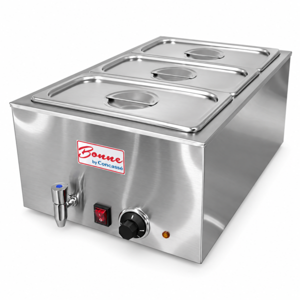 CHAFER ELECTRICO 1200 WATTS CON 3 INSERTOS TERCIOS 11OV