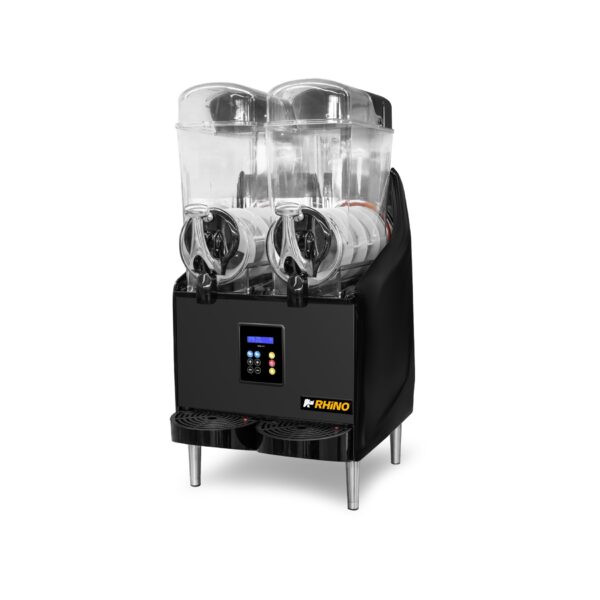 MAQUINA GRANIZADORA PREMIUM 2 TAZONES MARCA RHINO MOD. MAGRA-2TX