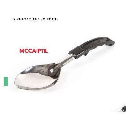 CUCHARA PARA COCINAR ACERO INOX 21” LISA