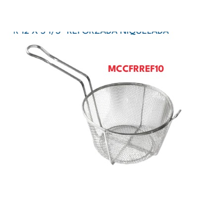 CANASTILLA PARA FREIR 10 X 5" REFORZADA NIQUELADA