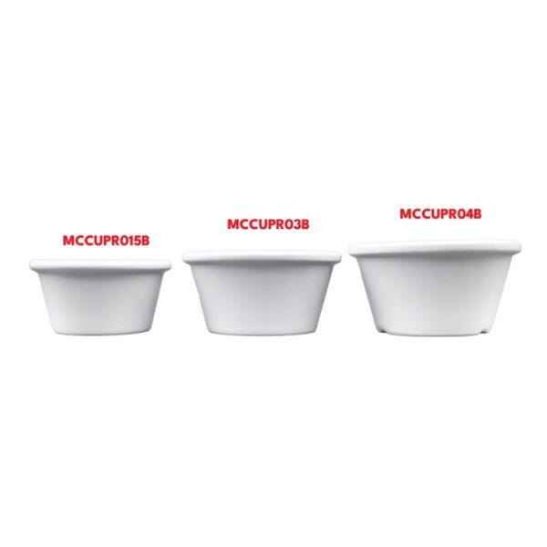 COPA RAMEKIN MELAMINA BLANCO 3 OZ