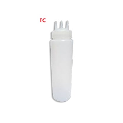 RECIPIENTE PARA ADEREZO TRANSPARENTE 24 OZ 3 SALIDAS