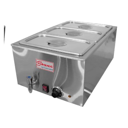 CHAFER ELECTRICO 1200 WATTS CON 3 INSERTOS TERCIOS 11OV