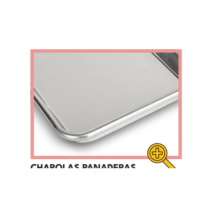 CHAROLA DE ALUMINIO PANADERA (40 X 60 CMS)
