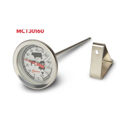 TERMOMETRO ASADOR BIMETALICO DE 0° A 120° C
