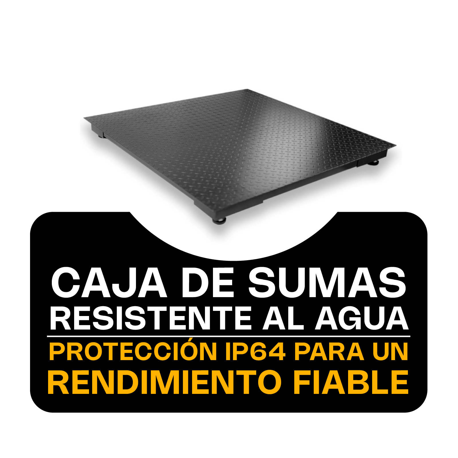 BASCULA DE BAJO PERFIL RHINO MOD. PLABA 12 CON INDICADOR I QY