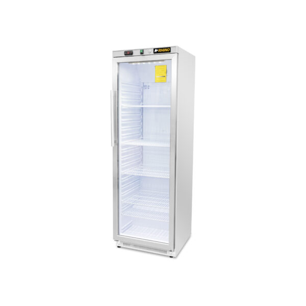 REFRIGERADOR VERTICAL PUERTA DE CRISTAL 13 PIES RHINO MOD. REVEAB-13C