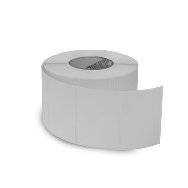 ROLLO CON 1,000 ETIQUETAS BLANCAS TERMICA 57X40mm G2