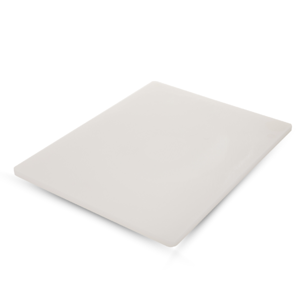 TABLA PARA CORTAR BLANCA (12 x 18 x .5”) fabricada en polipropileno