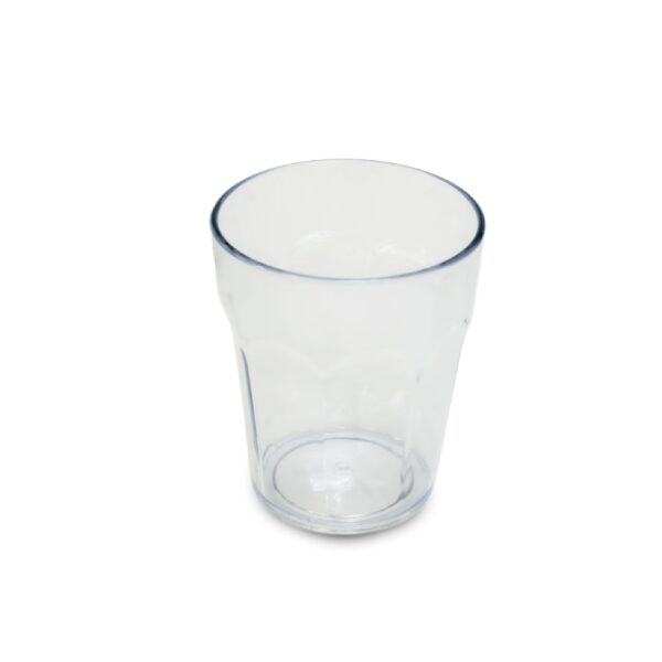 VASO DE PLASTICO ESTIRENO, TRANSPARENTE DE 12 OZ.