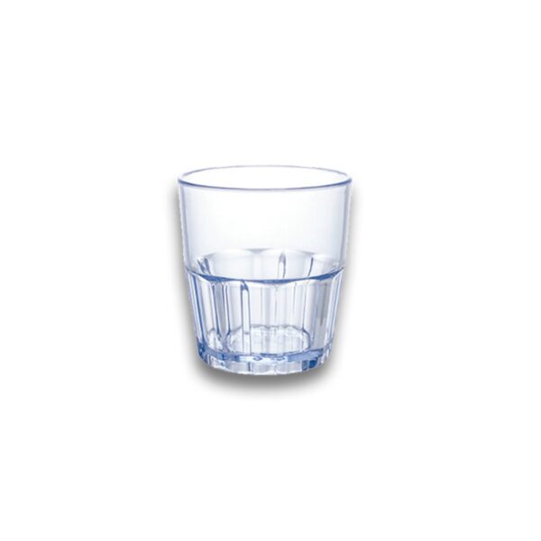 VASO DE PLASTICO ESTIRENO, TRANSPARENTE DE 9 OZ.