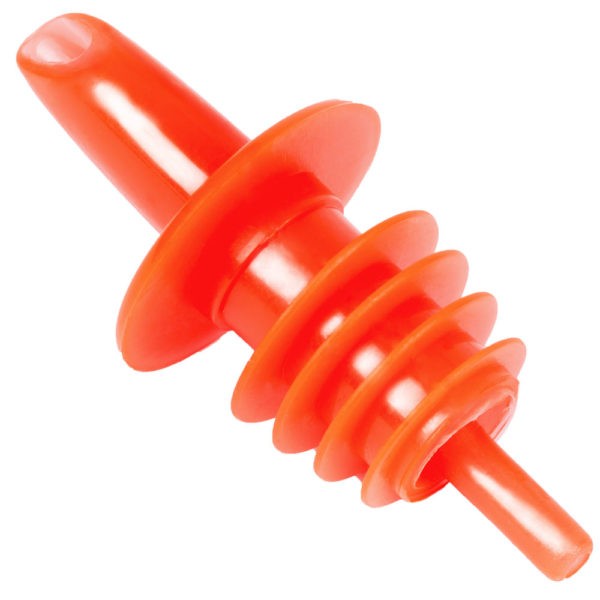 DOSIFICADOR PLASTICO PARA BOTELLAS, COLOR: ROJO